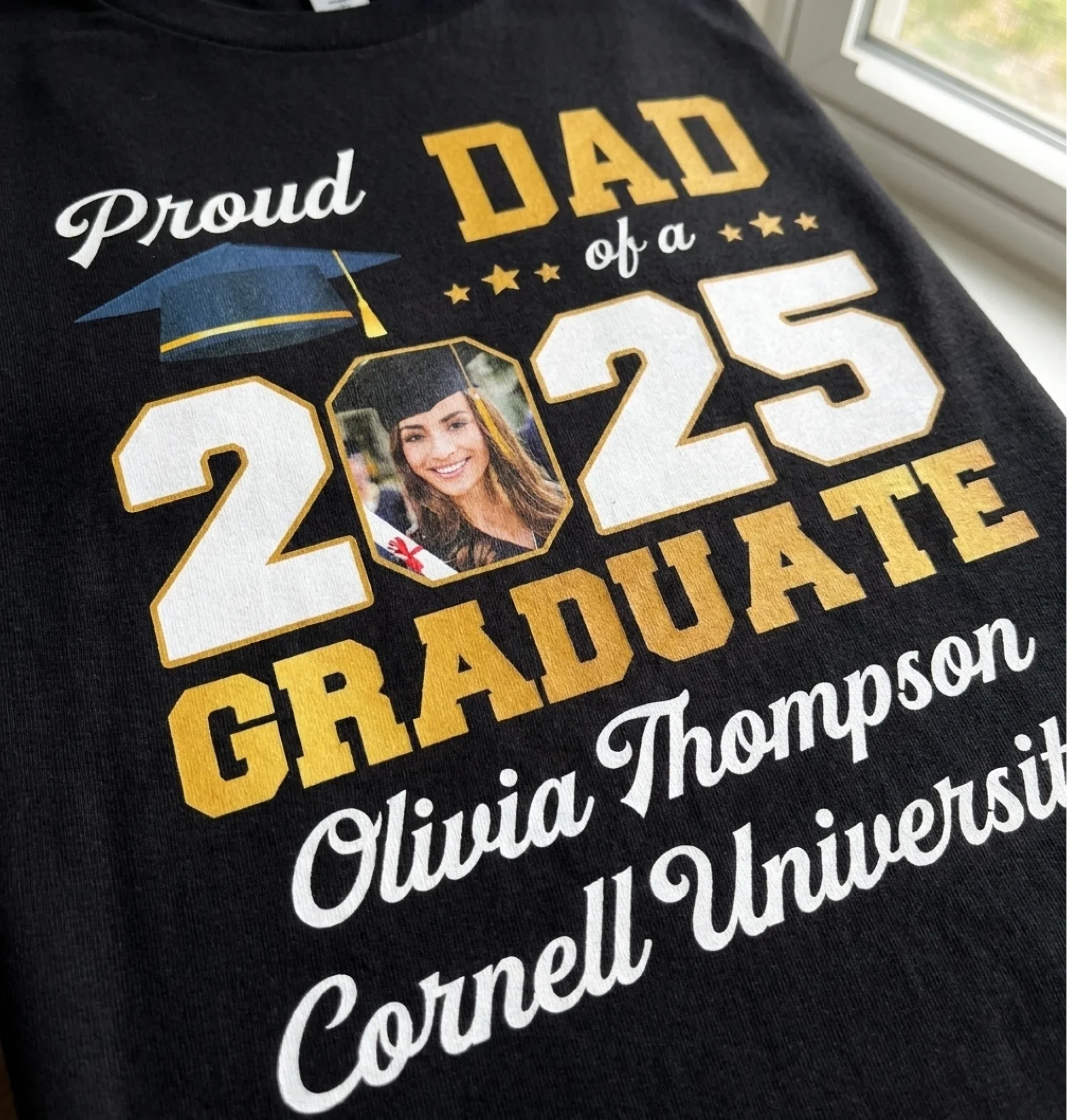 Custom Photo From Little Steps To Big Leaps - Family Personalized Custom Unisex T-shirt, Premium T-shirt, Hoodie - Graduation Gift For Family Members, Siblings, Brothers, Sisters