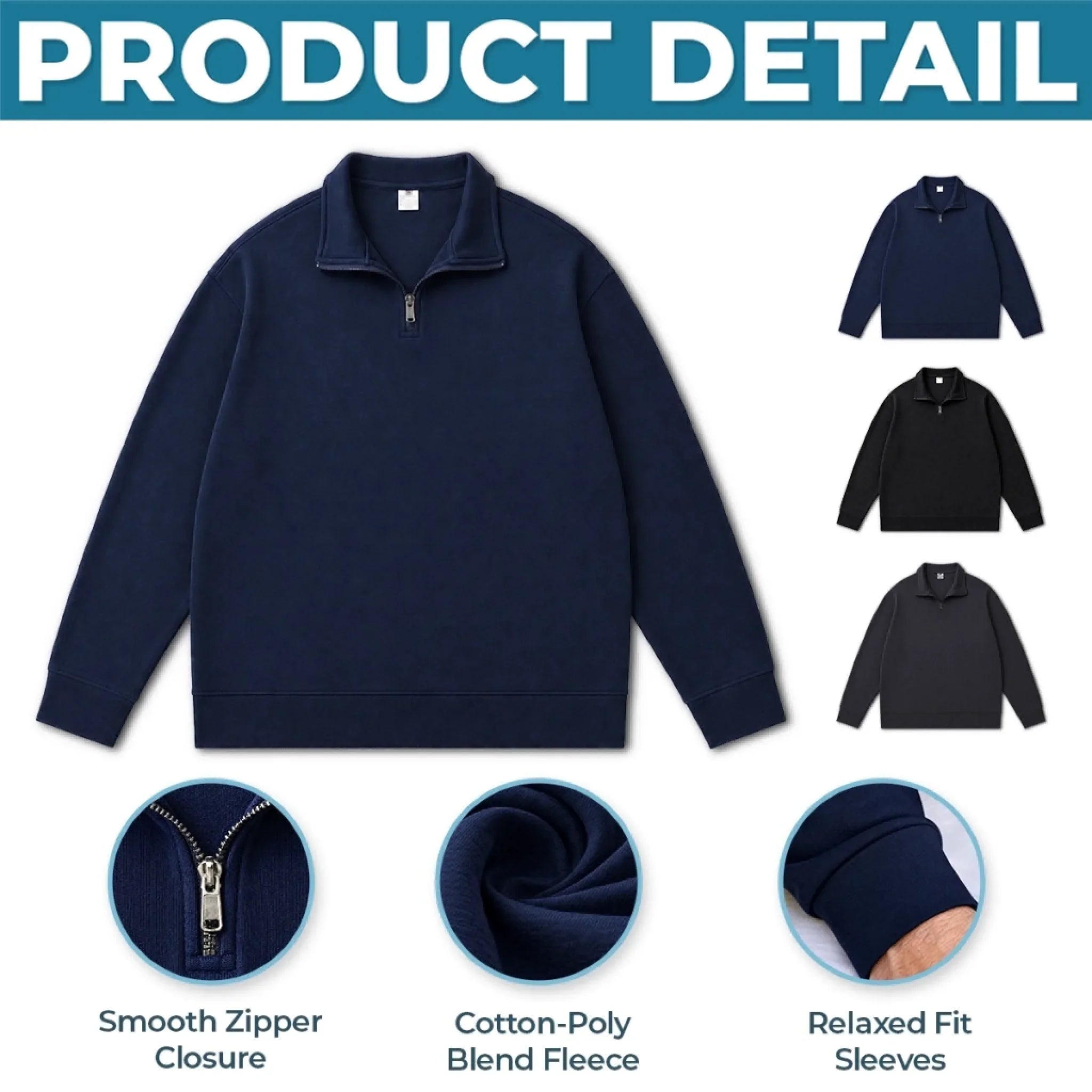 Custom Unisex Quarter Zip Sweatshirt - Personalized Father's Day Birthday Gifts For Dad, Grandpa - Dad Makes Every Memory Better