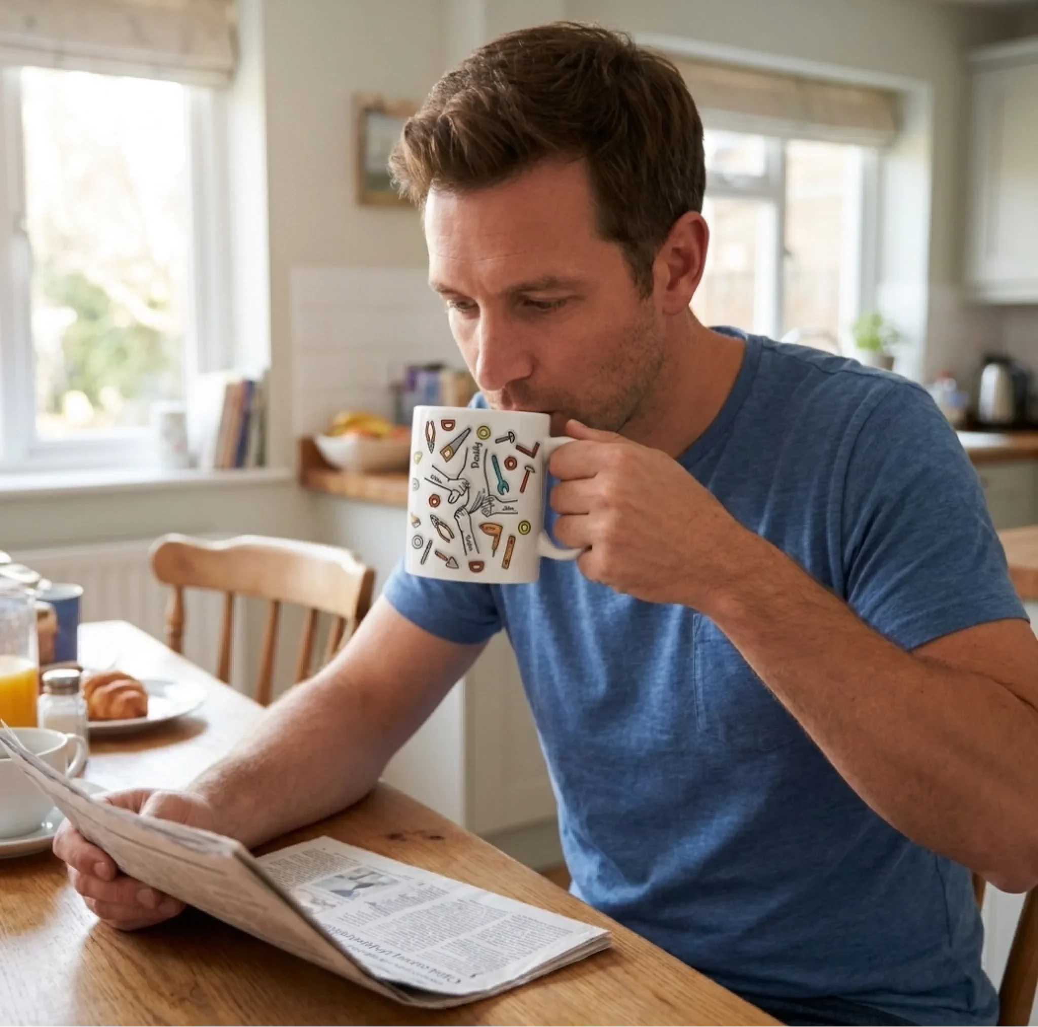 A Father Carries Pictures Where His Money Used To Be - Family Personalized Custom 3D Inflated Effect Printed Mug - Father's Day, Gift For Dad, Grandpa