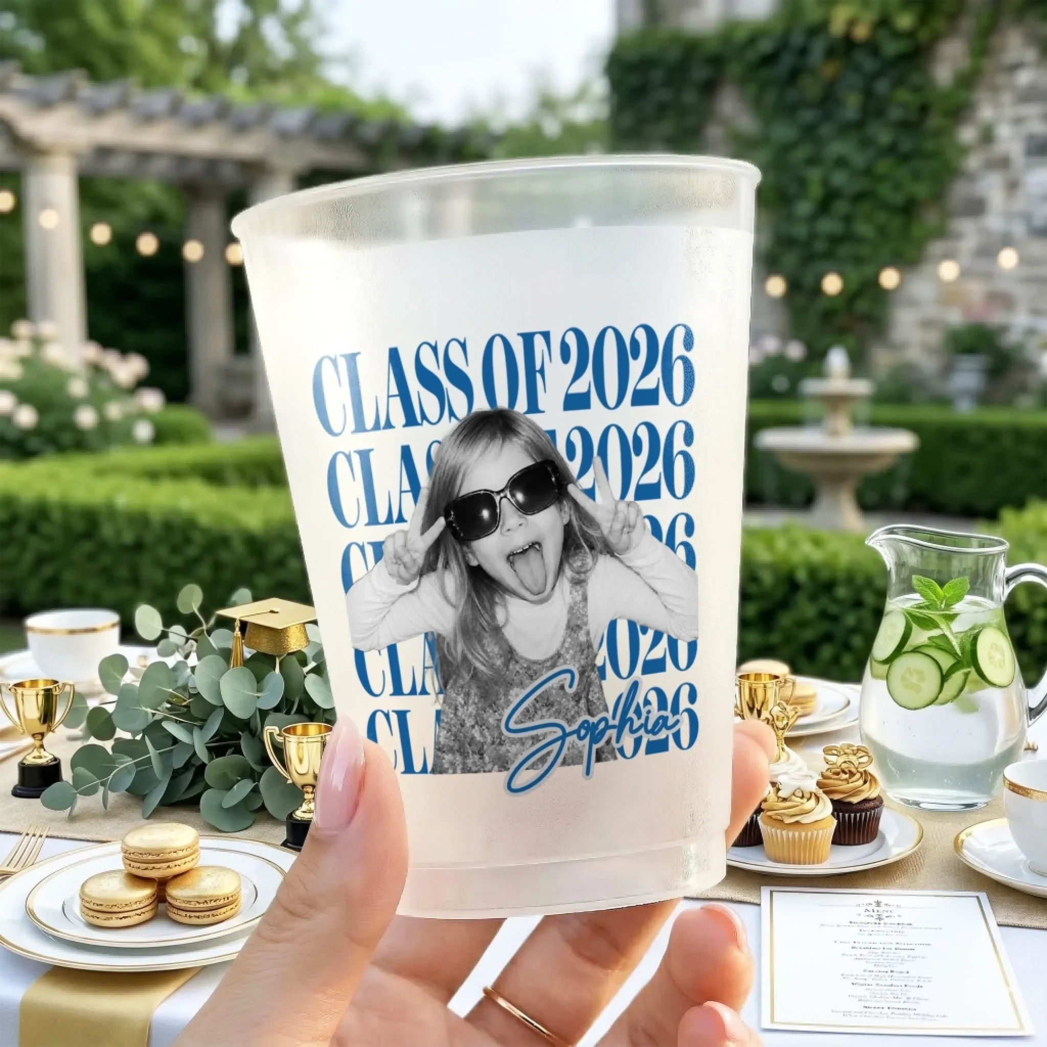 Custom Photo Graduation Cups - Personalized Graduation Gifts For Him, Her - Class Of Cool Kids