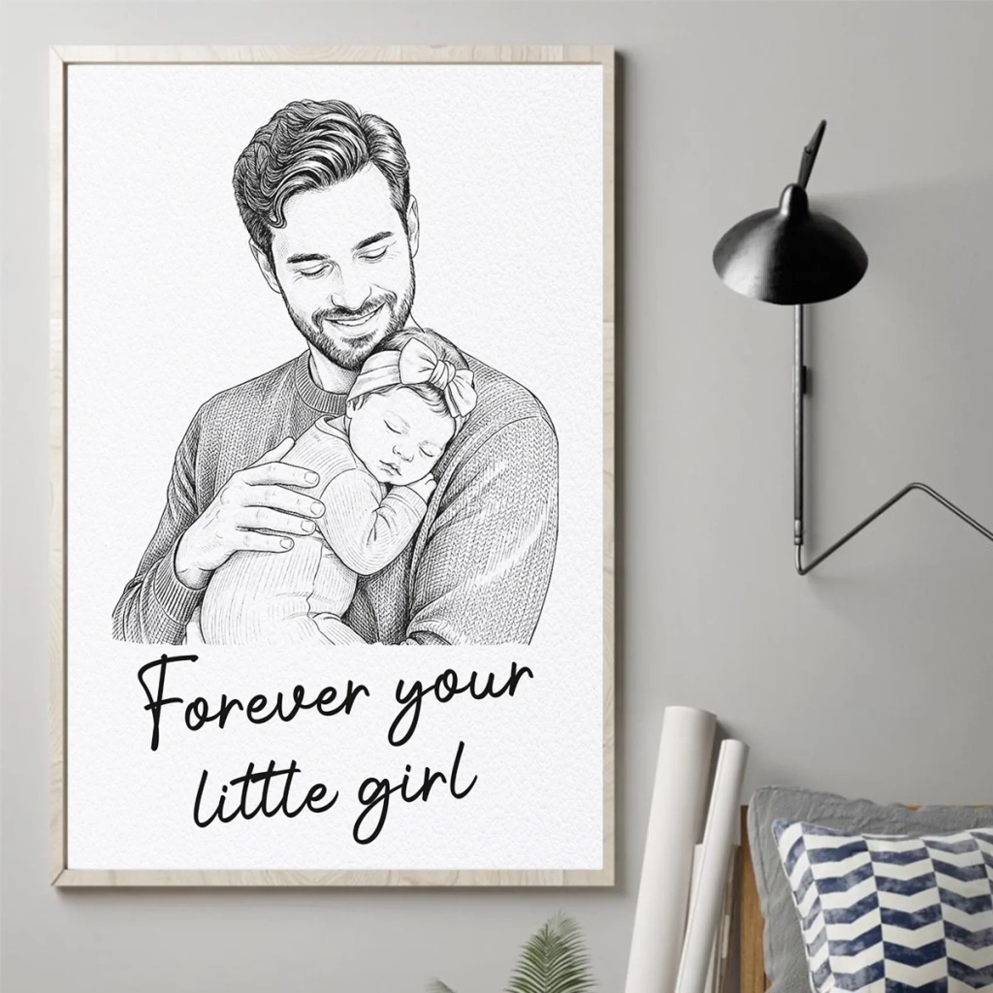 Custom Photo Vertical Poster - Personalized Mother's Day, Father's Day Gifts For Mom, Grandma, Dad, Grandpa - Roots Strong Love Endless