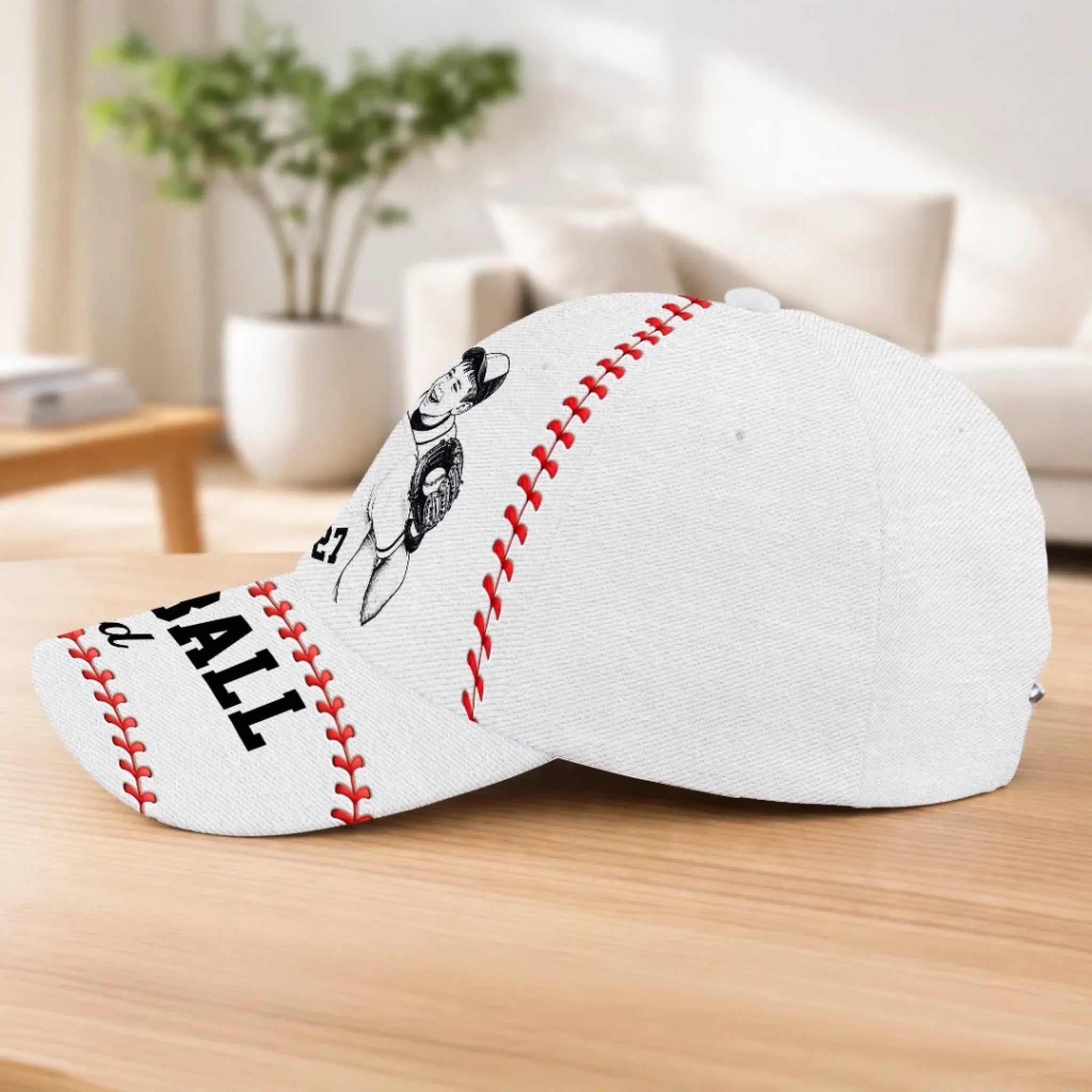 Custom Photo Hat, All Over Print Classic Cap - Personalized Father's Day Birthday Baseball Gifts For Dad, Grandpa, Baseball Lovers, Sports Fans, Sports Lovers - Baseball Vibes Only