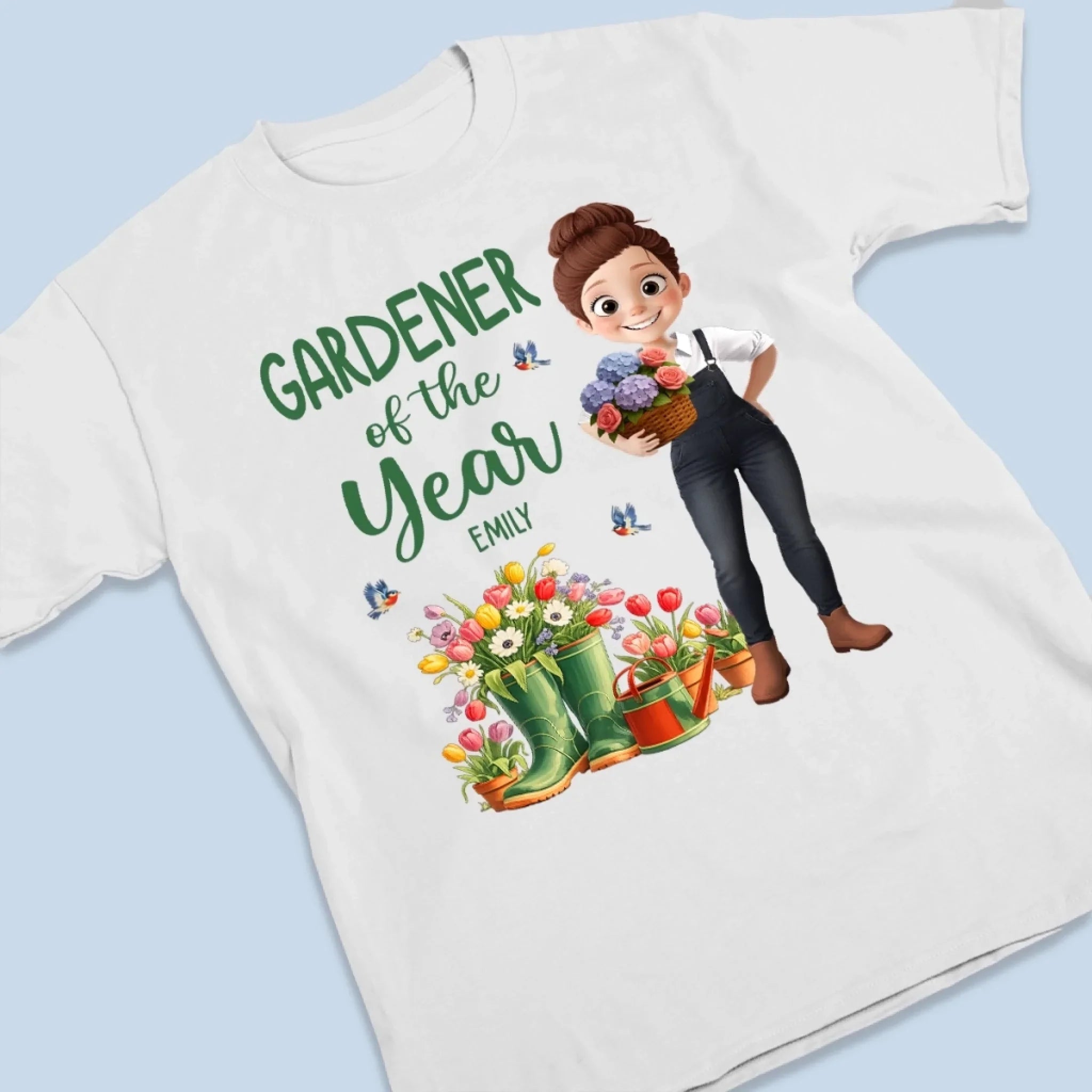 Custom T-shirt, Premium T-shirt, Hoodie - Personalized Birthday Garden Gifts For Gardeners - Planting Dreams, Catching Sun