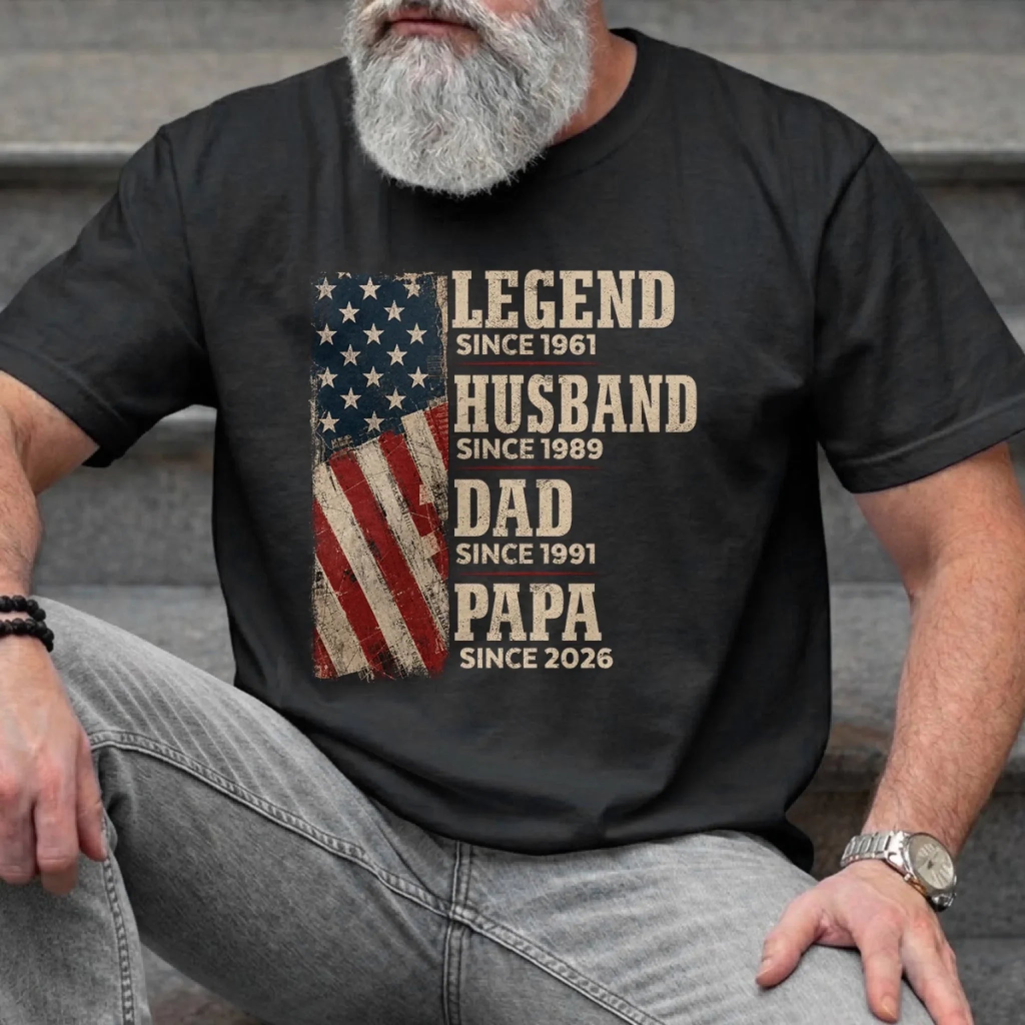 Custom T-shirt, Hoodie - Personalized Father's Day Birthday Gifts For Dad, Grandpa - Legendary Since Day One