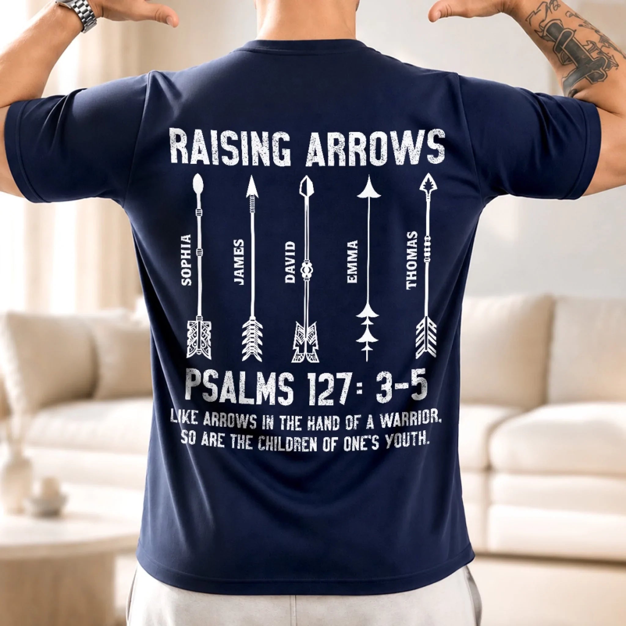 Custom Christian T-shirt, Hoodie - Personalized Father's Day Birthday Gifts For Dad, Grandpa - Made By Love Raised By Dad