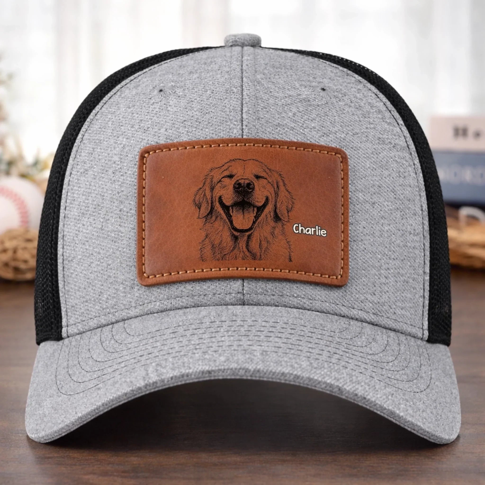 Custom Photo Leather Patch Hat - Personalized Birthday Gifts For Dog Cat Lovers, Dog Dad And Mom, Cat Owners - My Favorite Squad Ever