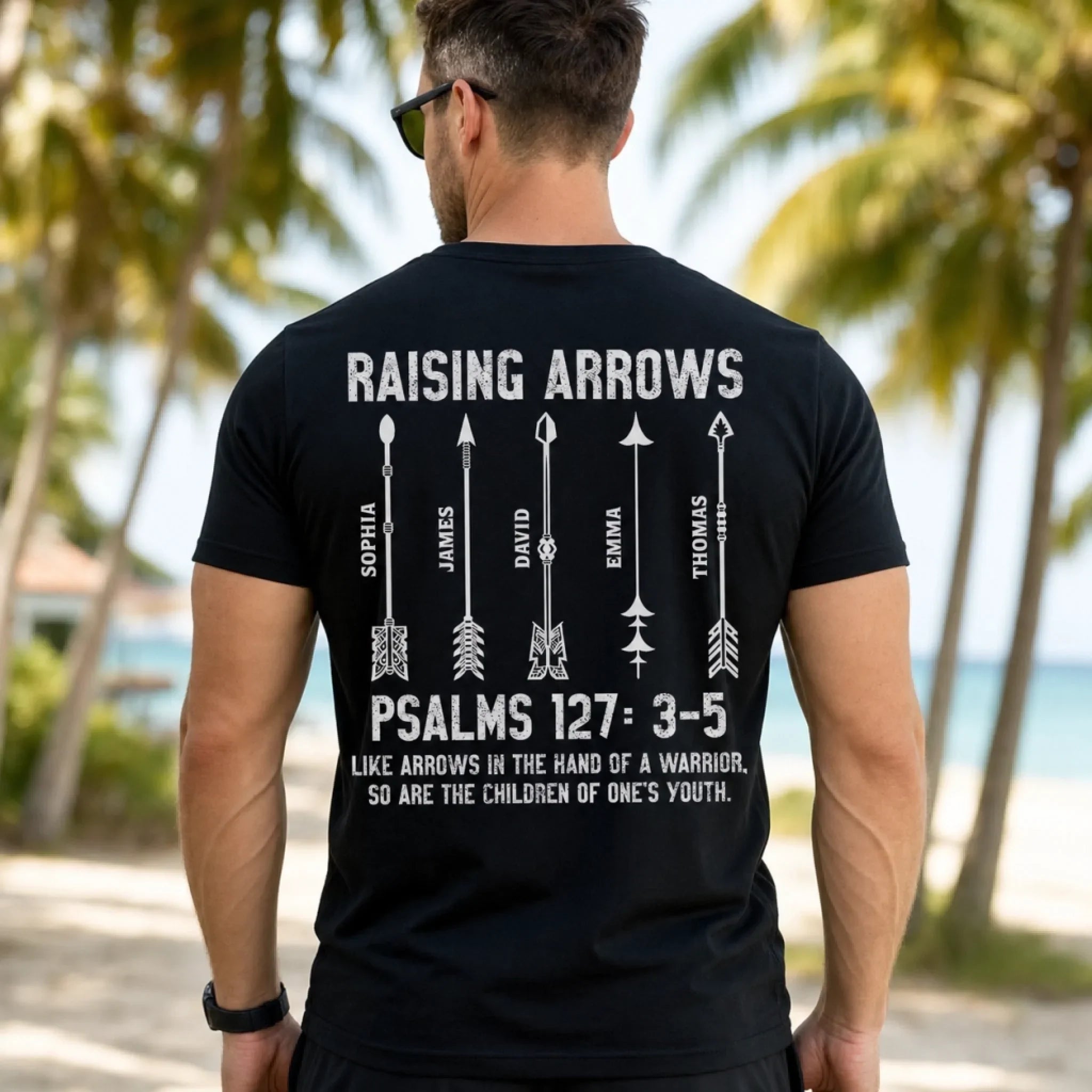 Custom Christian T-shirt, Hoodie - Personalized Father's Day Birthday Gifts For Dad, Grandpa - Made By Love Raised By Dad
