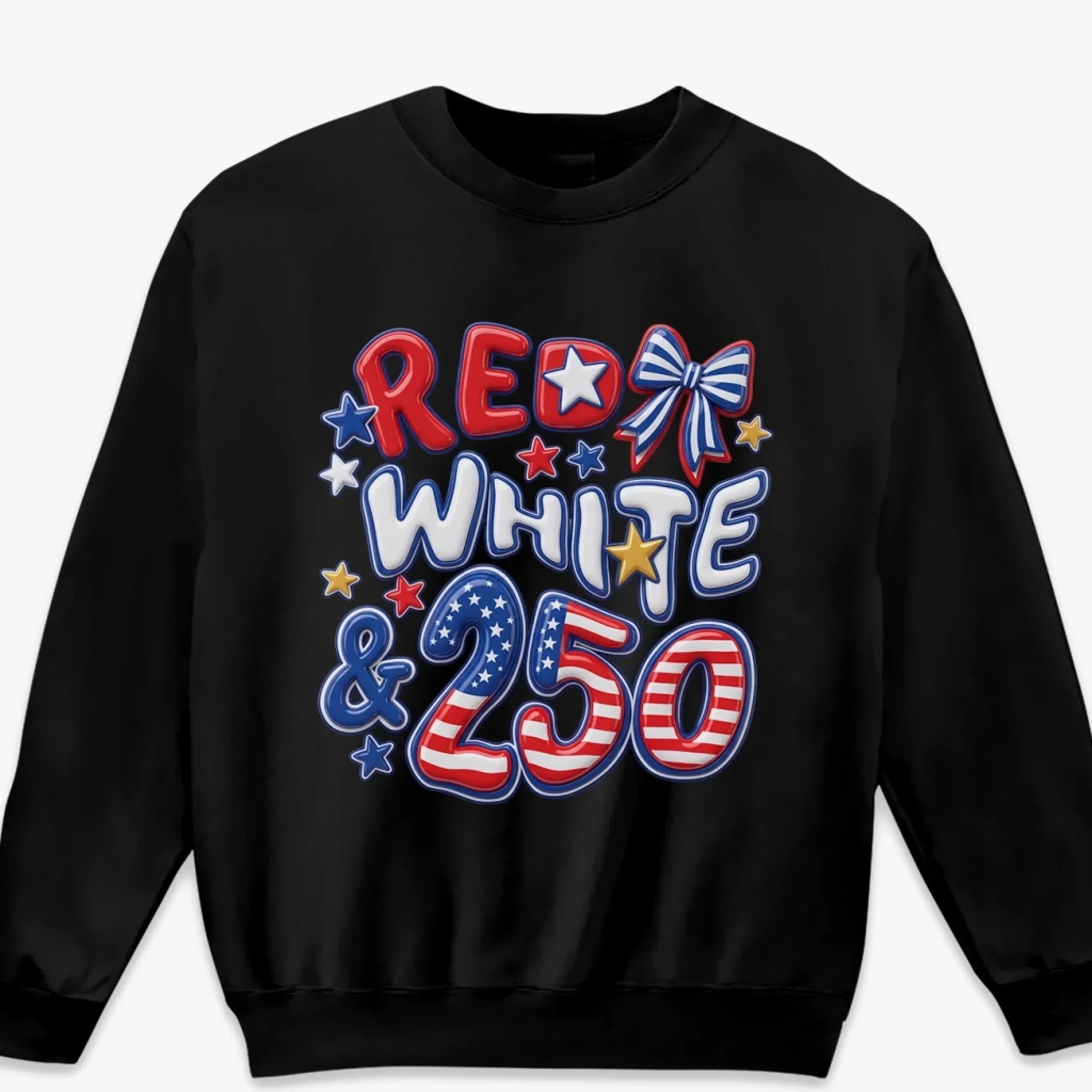 Unisex T-shirt, Premium T-shirt, Hoodie - America 250th Anniversary Gifts For Men And Women – Red White Blue Glitter Style
