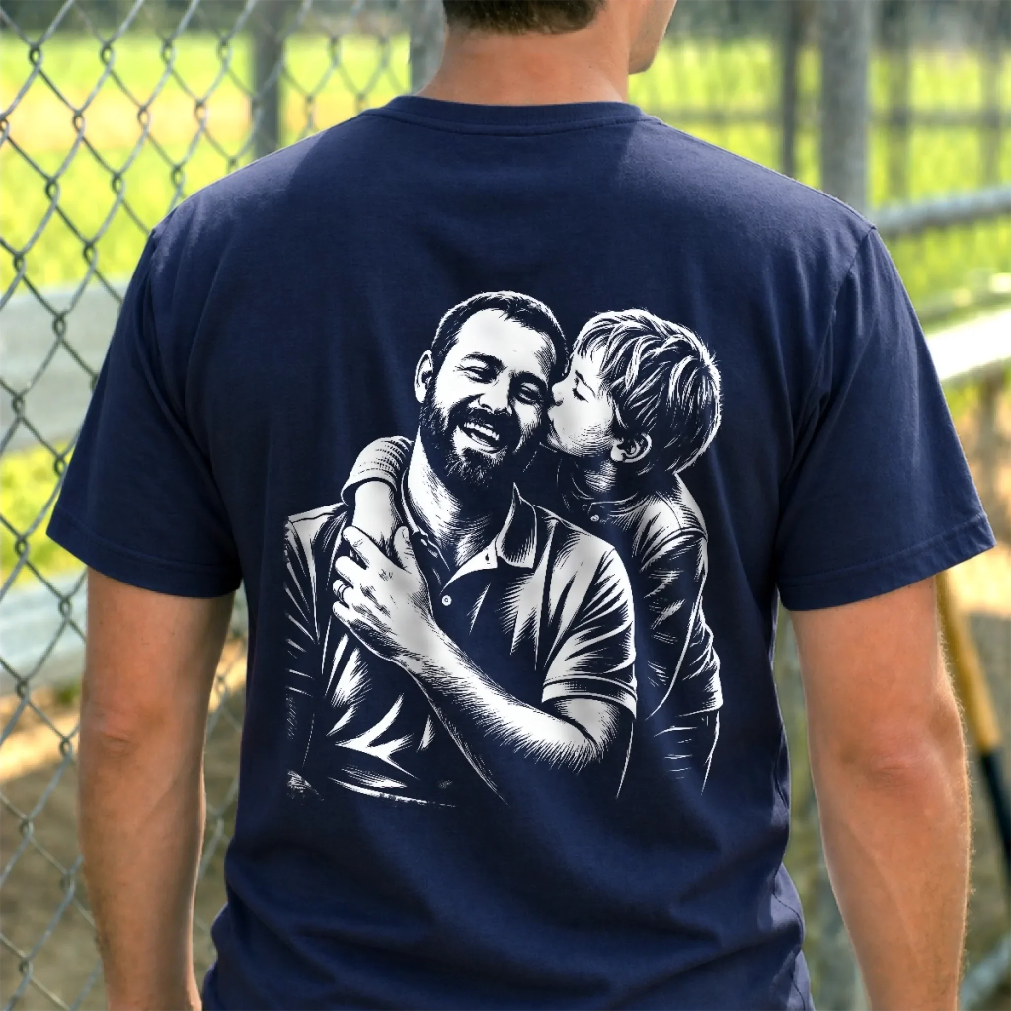 Custom Photo T-shirt - Personalized Father's Day Gifts For Dad, Grandpa - Dad Means Everything