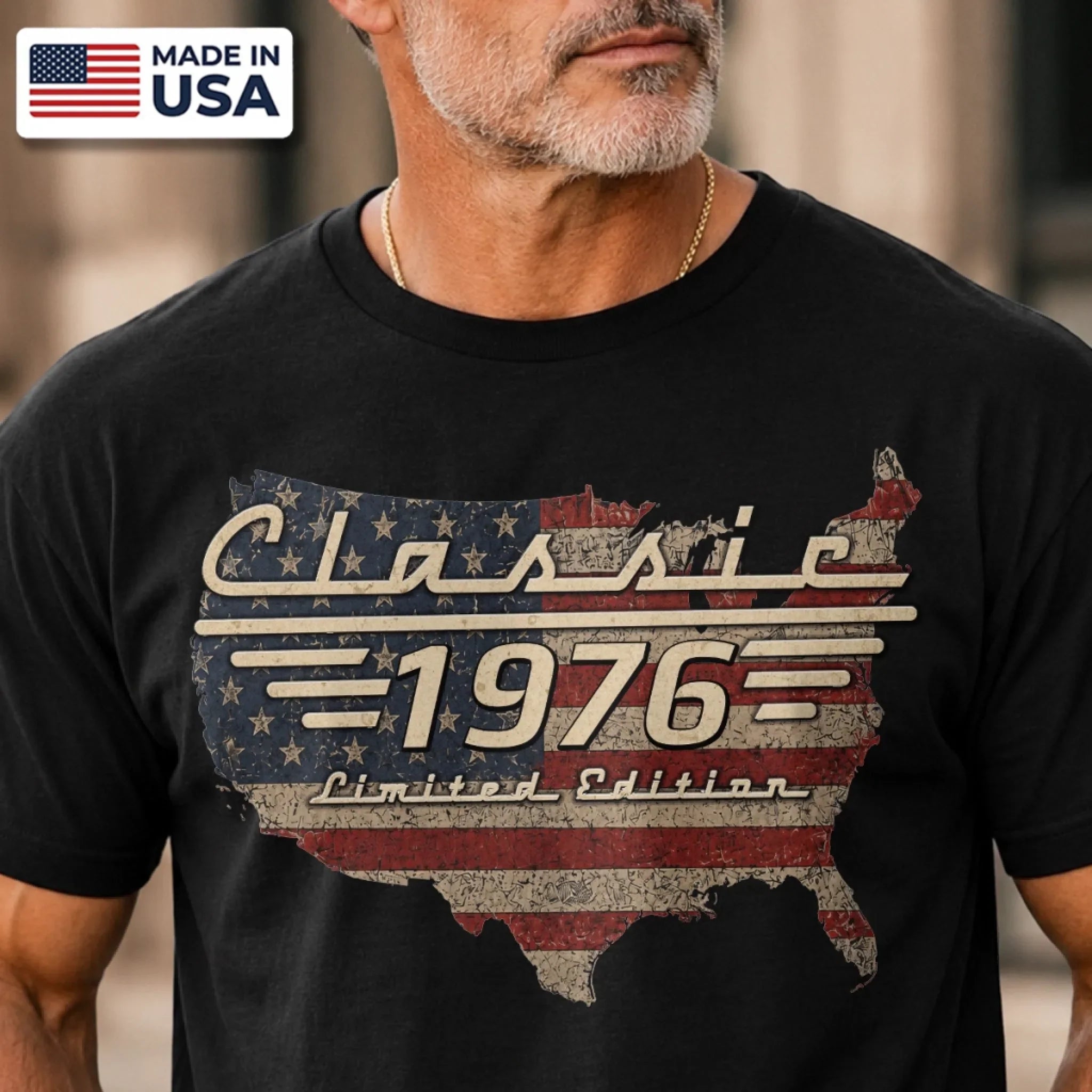 Custom T-shirt, Hoodie - Personalized America 250th Anniversary Gifts, Birthday Gifts For Dad, Grandpa, Family, Yourself - Classic But Legendary