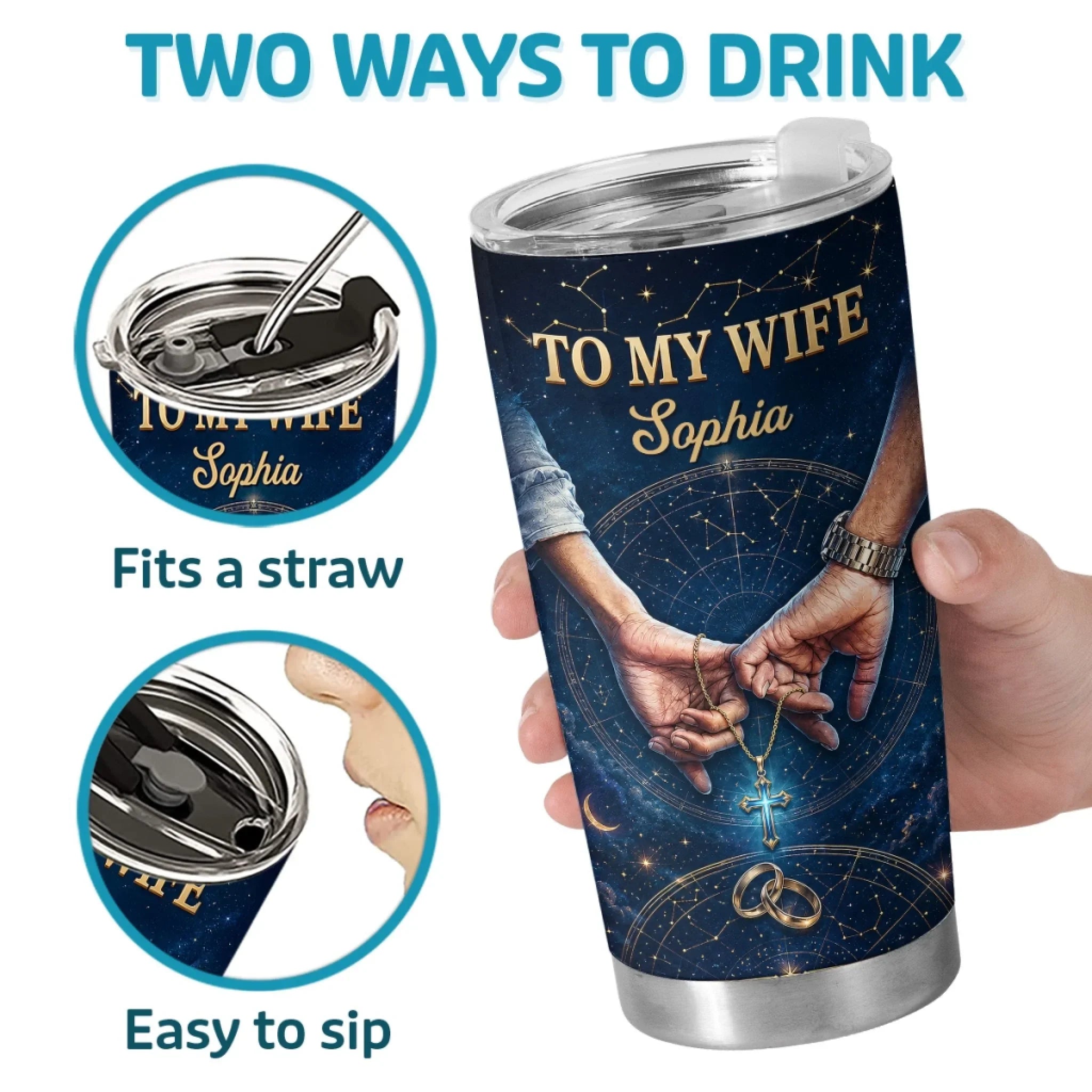 Custom Tumbler - Personalized Anniversary Wedding Gifts For Husband And Wife, Him And Her - You Are My Favorite Person