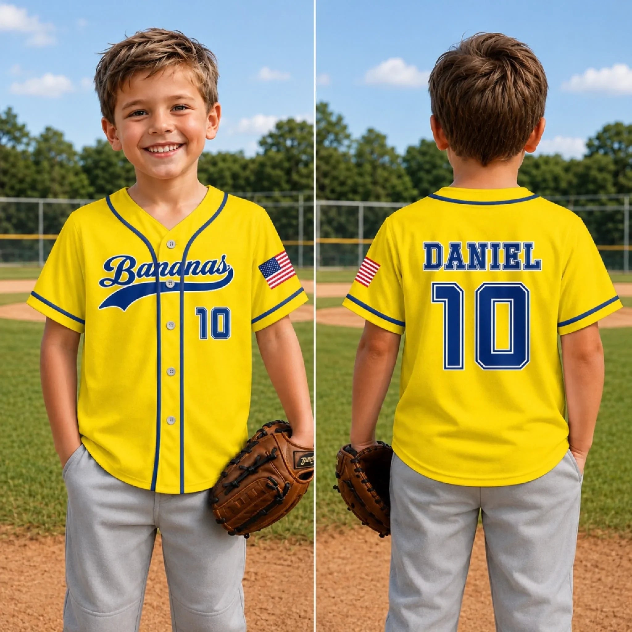 Custom Kids Baseball Jersey - Personalized Birthday Gifts For Kids - Future Star In The Making