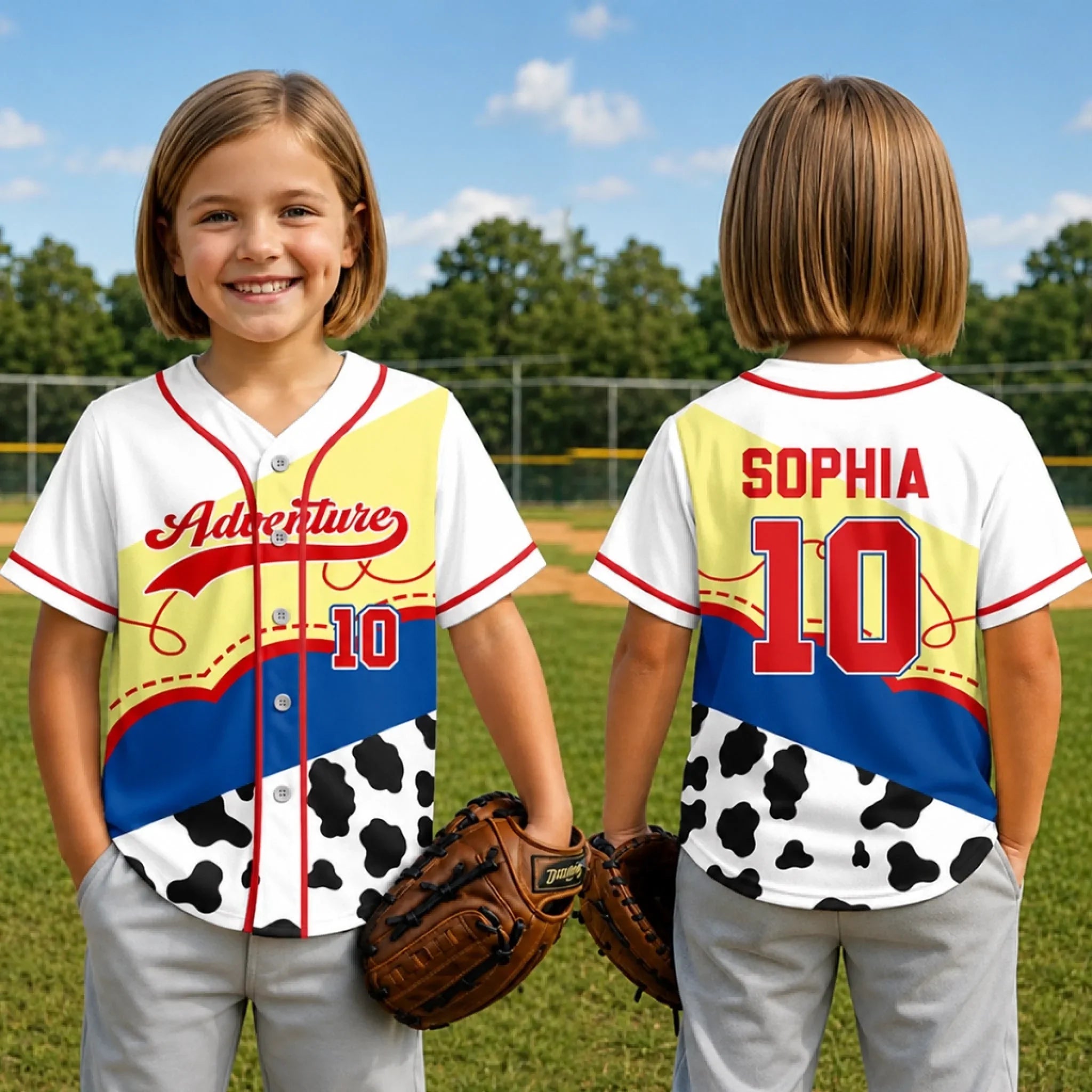 Custom Kids Baseball Jersey - Personalized Birthday Gifts For Kids - Big Dreams Start Small
