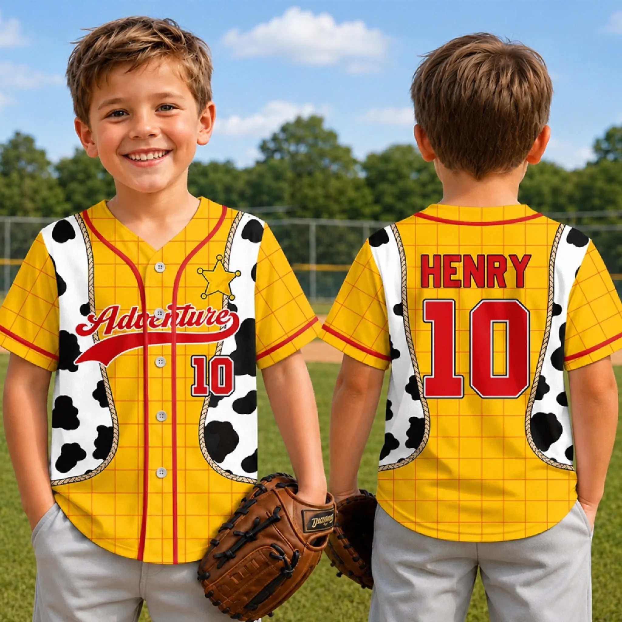 Custom Kids Baseball Jersey - Personalized Birthday Gifts For Kids - Every Day Is An Adventure