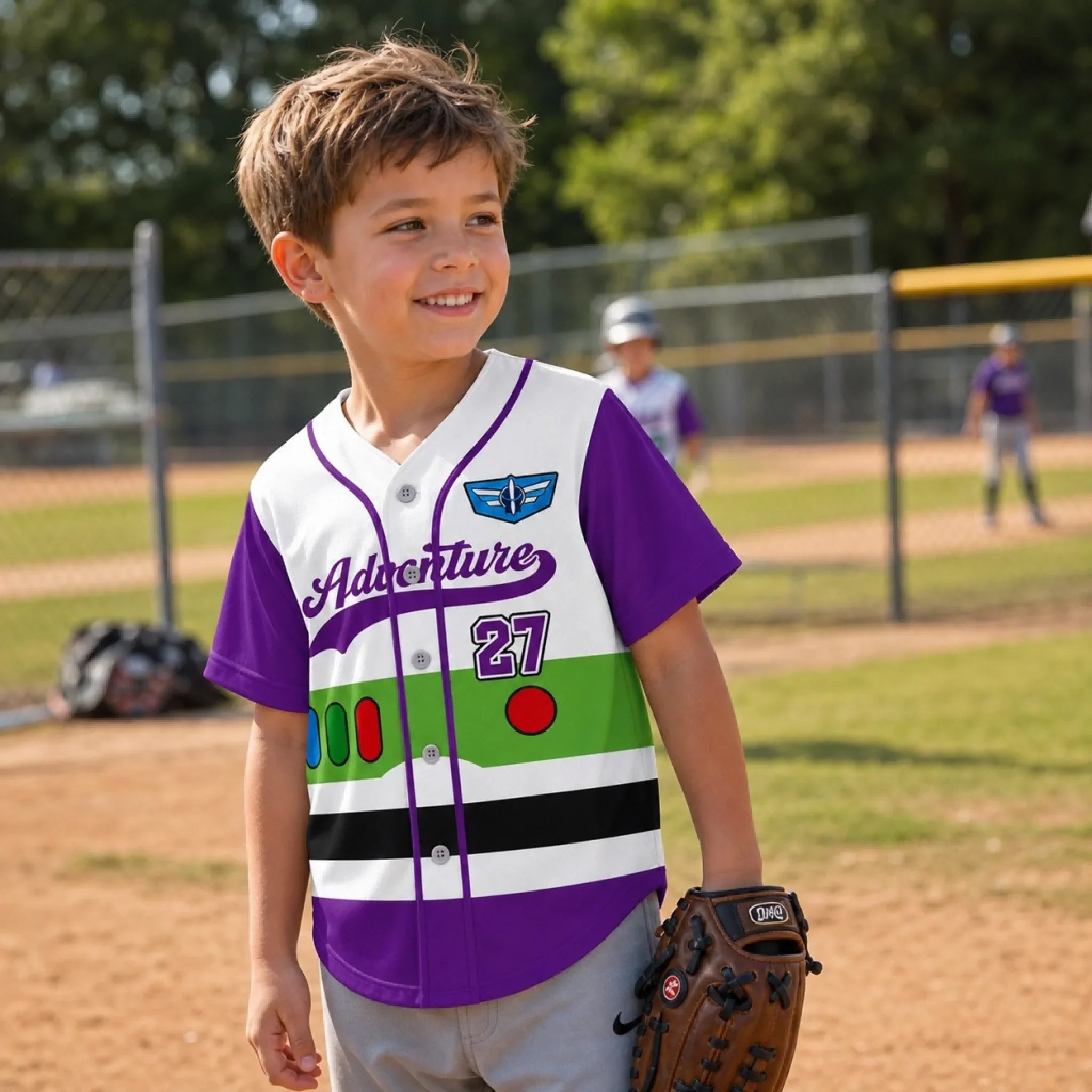 Custom Kids Baseball Jersey - Personalized Birthday Gifts For Kids - Born To Shine