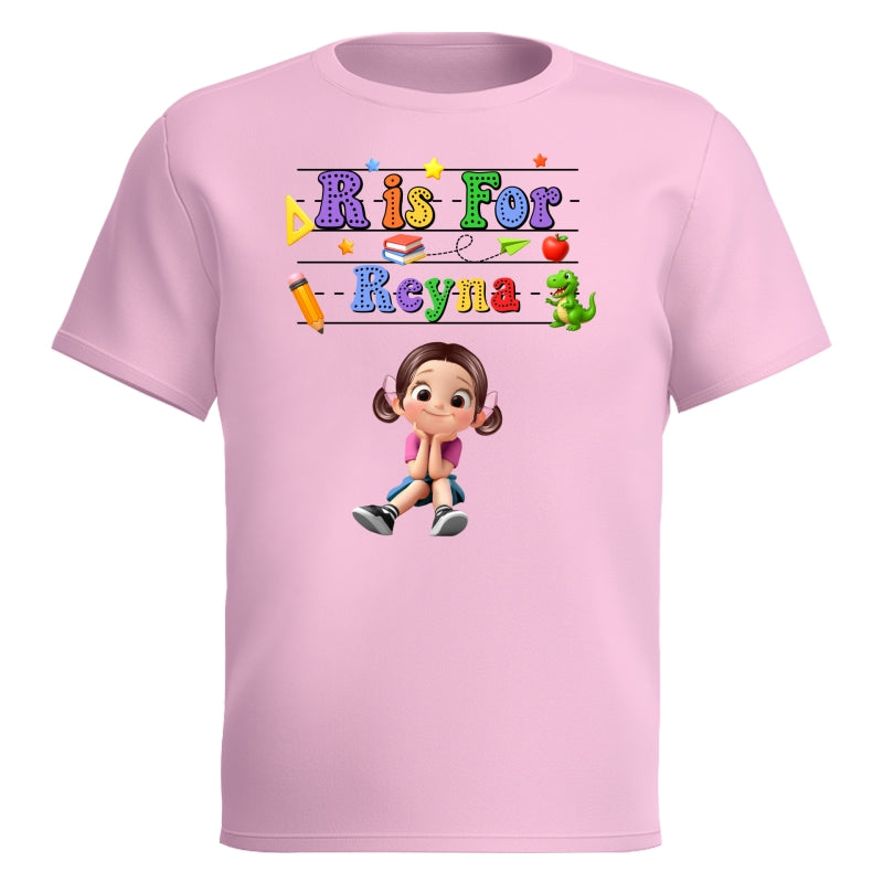 Back To School Kids Shirt, Personalized Alphabet Kids Shirt