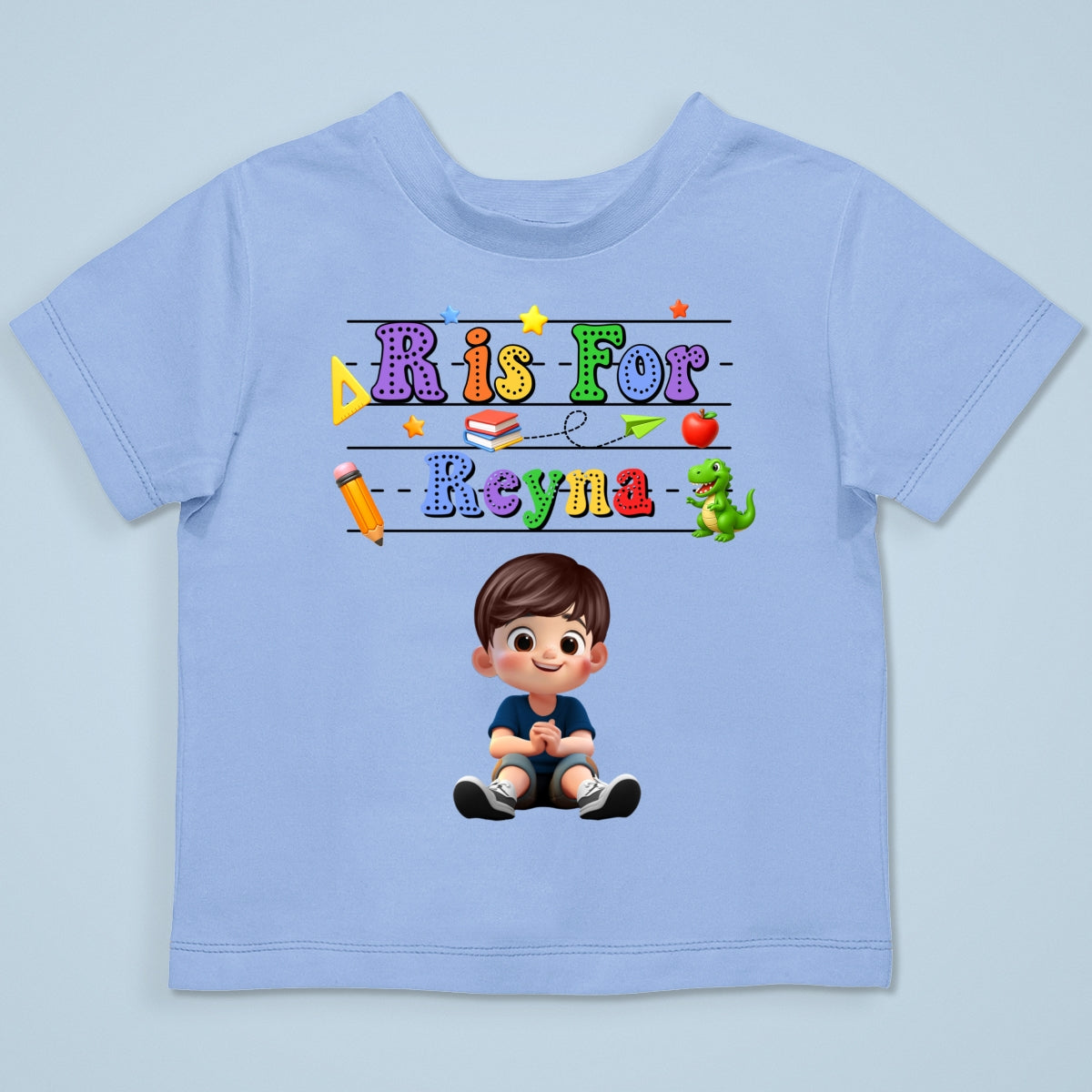 Back To School Kids Shirt, Personalized Alphabet Kids Shirt