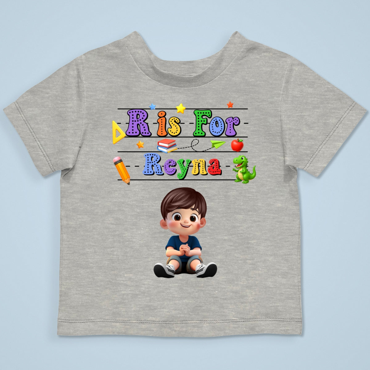 Back To School Kids Shirt, Personalized Alphabet Kids Shirt