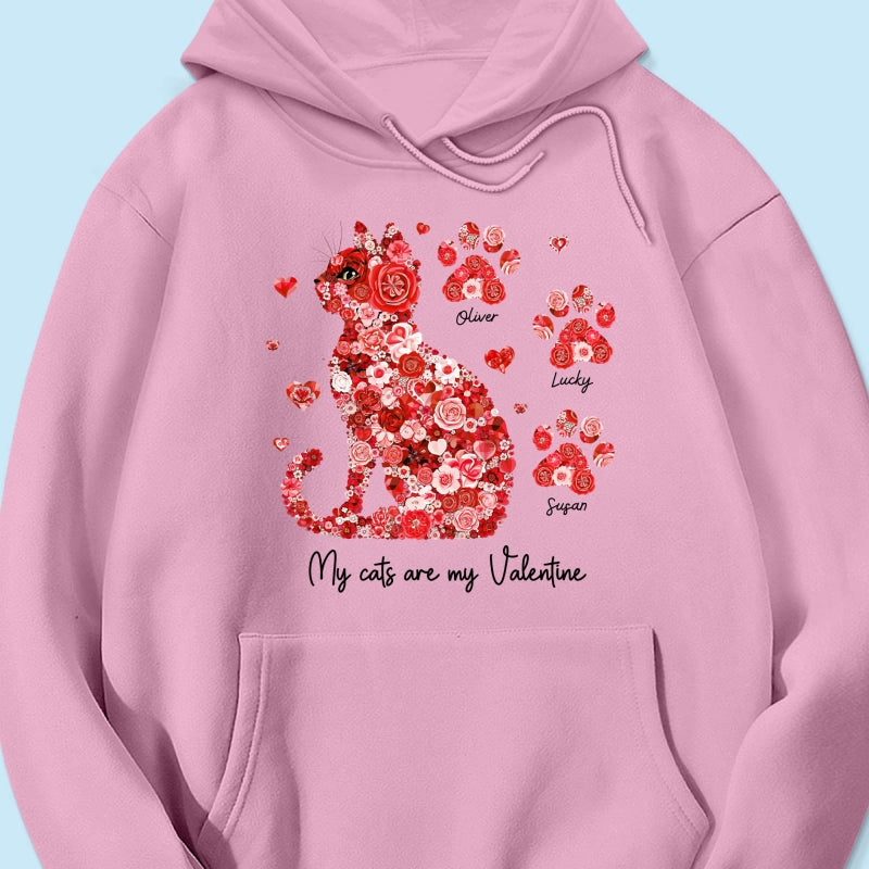 Cat Flower My Cat Is My  Personalized Shirt, Gift for Cat Moms