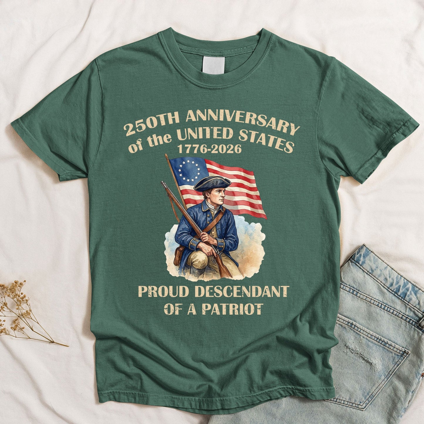 Descendant Of A Patriot 250 Years - Shirt