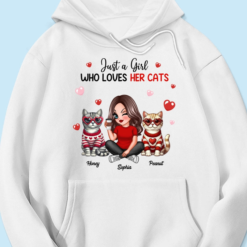 Just A Girl Who Loves Her Dogs  Dog Mom Personalized Shirt