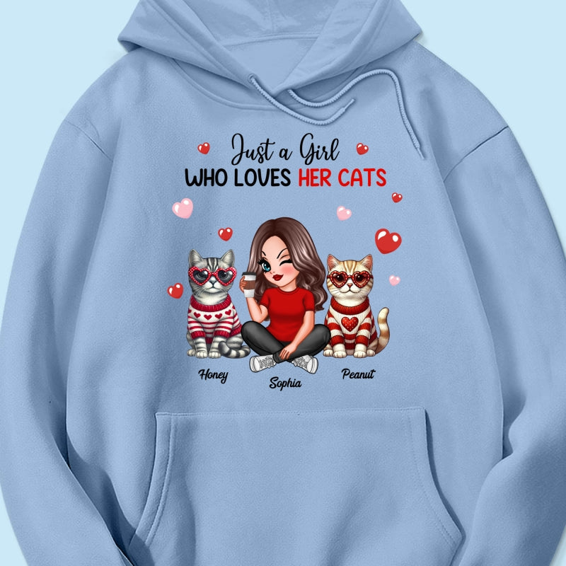 Just A Girl Who Loves Her Dogs  Dog Mom Personalized Shirt