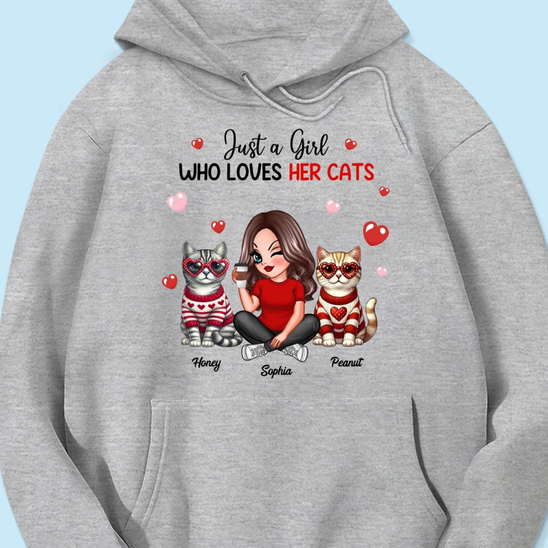 Just A Girl Who Loves Her Dogs  Dog Mom Personalized Shirt