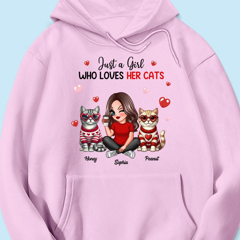 Just A Girl Who Loves Her Dogs  Dog Mom Personalized Shirt