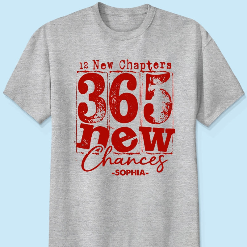 12 New Chapters, 365 New Chances Trendy Retro Shirt, New Year Gift For Yourself