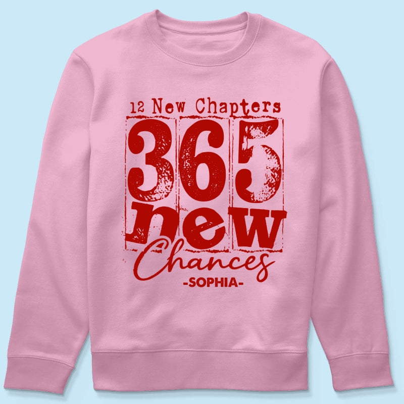 12 New Chapters, 365 New Chances Trendy Retro Shirt, New Year Gift For Yourself