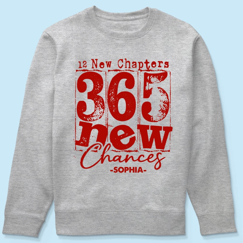 12 New Chapters, 365 New Chances Trendy Retro Shirt, New Year Gift For Yourself