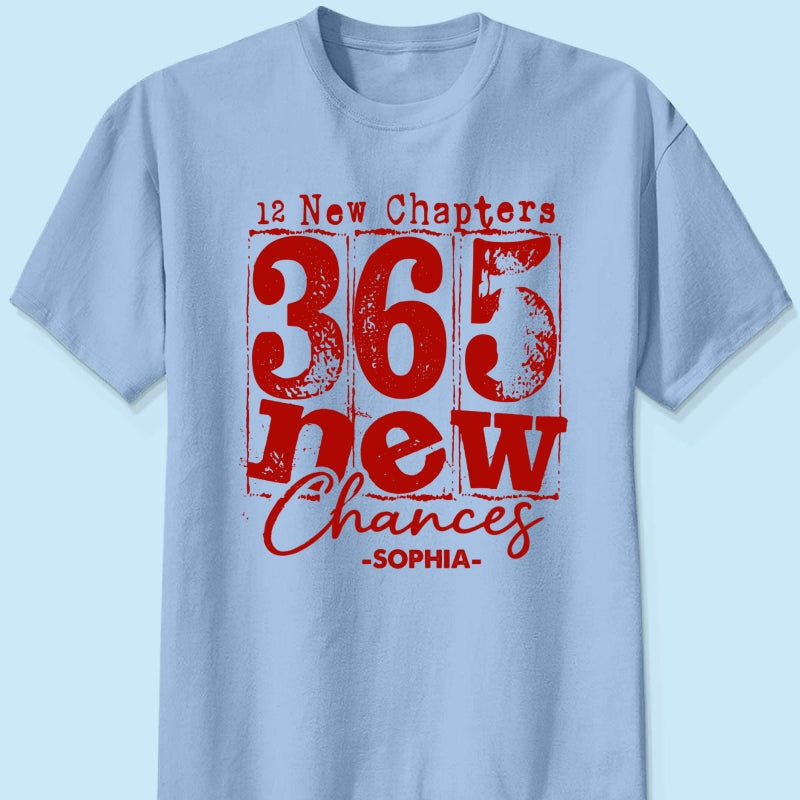 12 New Chapters, 365 New Chances Trendy Retro Shirt, New Year Gift For Yourself