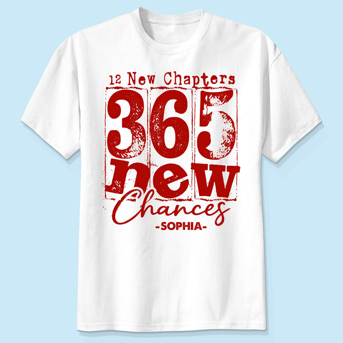 12 New Chapters, 365 New Chances Trendy Retro Shirt, New Year Gift For Yourself