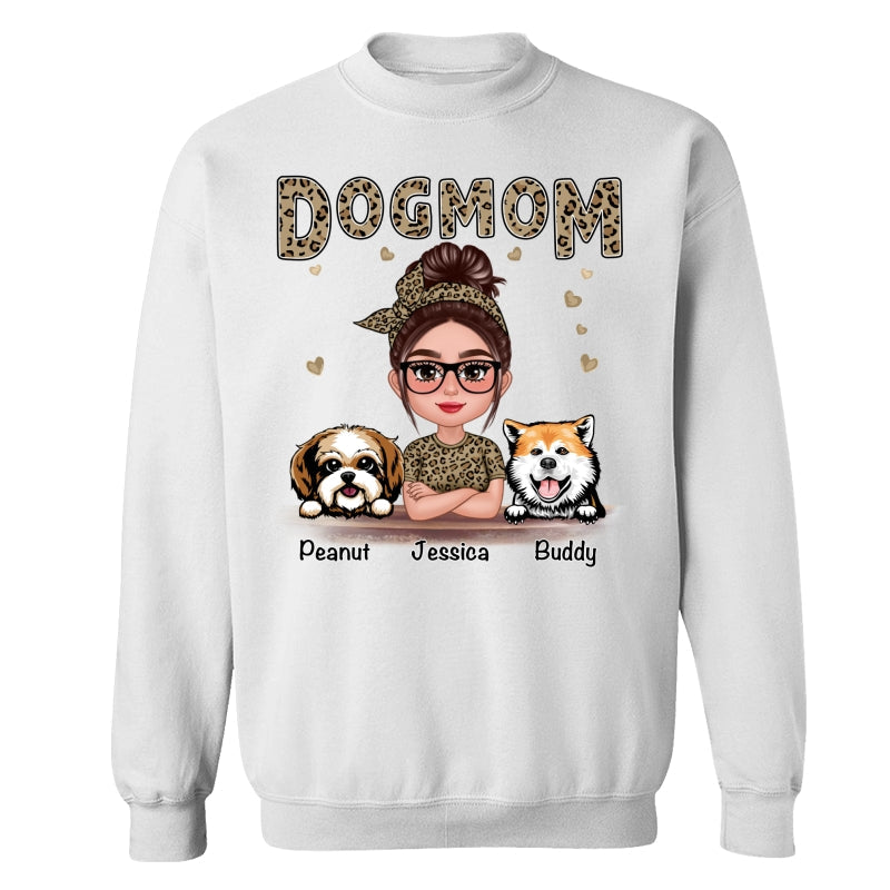Leopard Shirt Pretty Doll Dog Mom Personalized Shirt