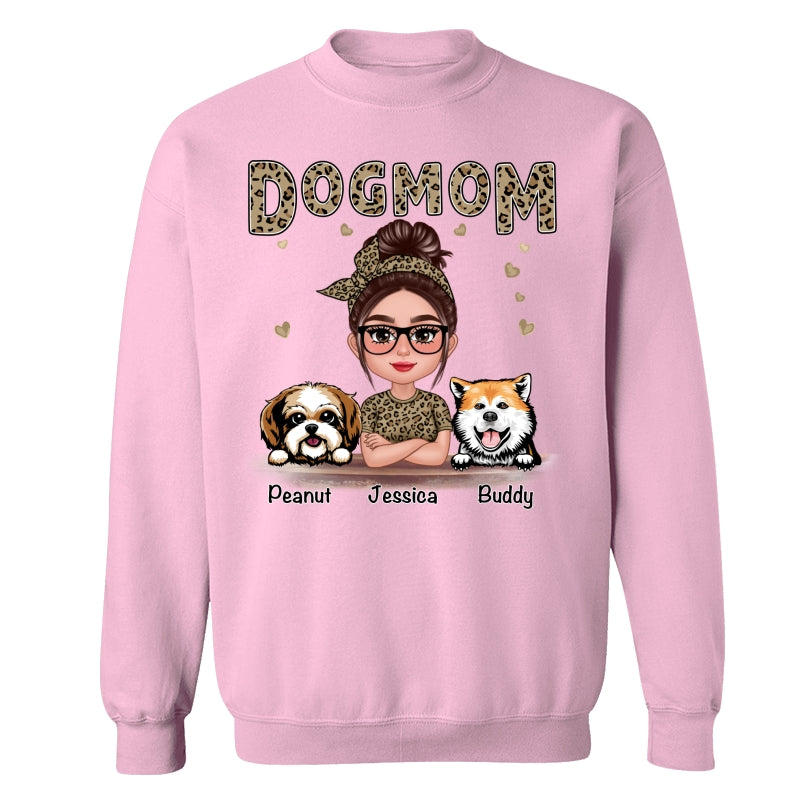 Leopard Shirt Pretty Doll Dog Mom Personalized Shirt