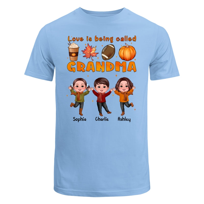 Livin‘ That Grandma Life Fall Season Happy Doll Kids Personalized Shirt