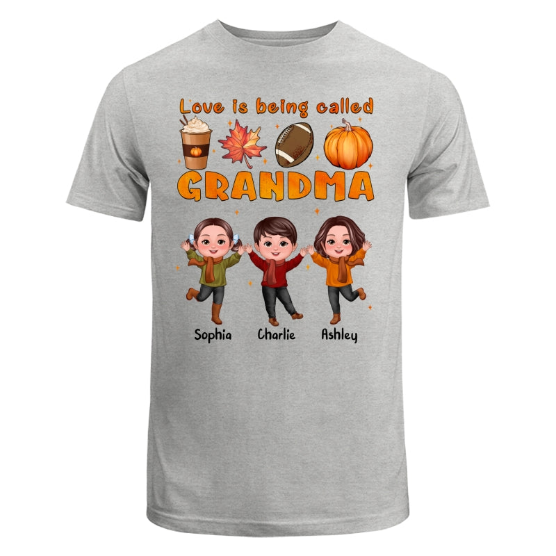 Livin‘ That Grandma Life Fall Season Happy Doll Kids Personalized Shirt