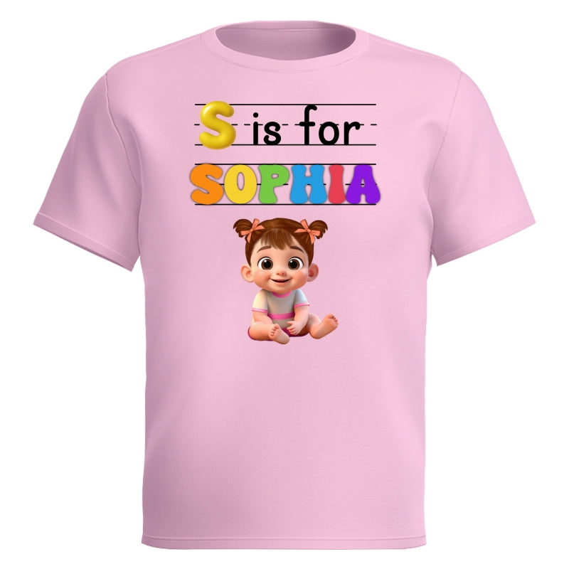 Custom Kids Name Back To School Personalized Shirt, Toddler First Day of School Tee Kindergarten Shirt With Name, First Day School Outfit