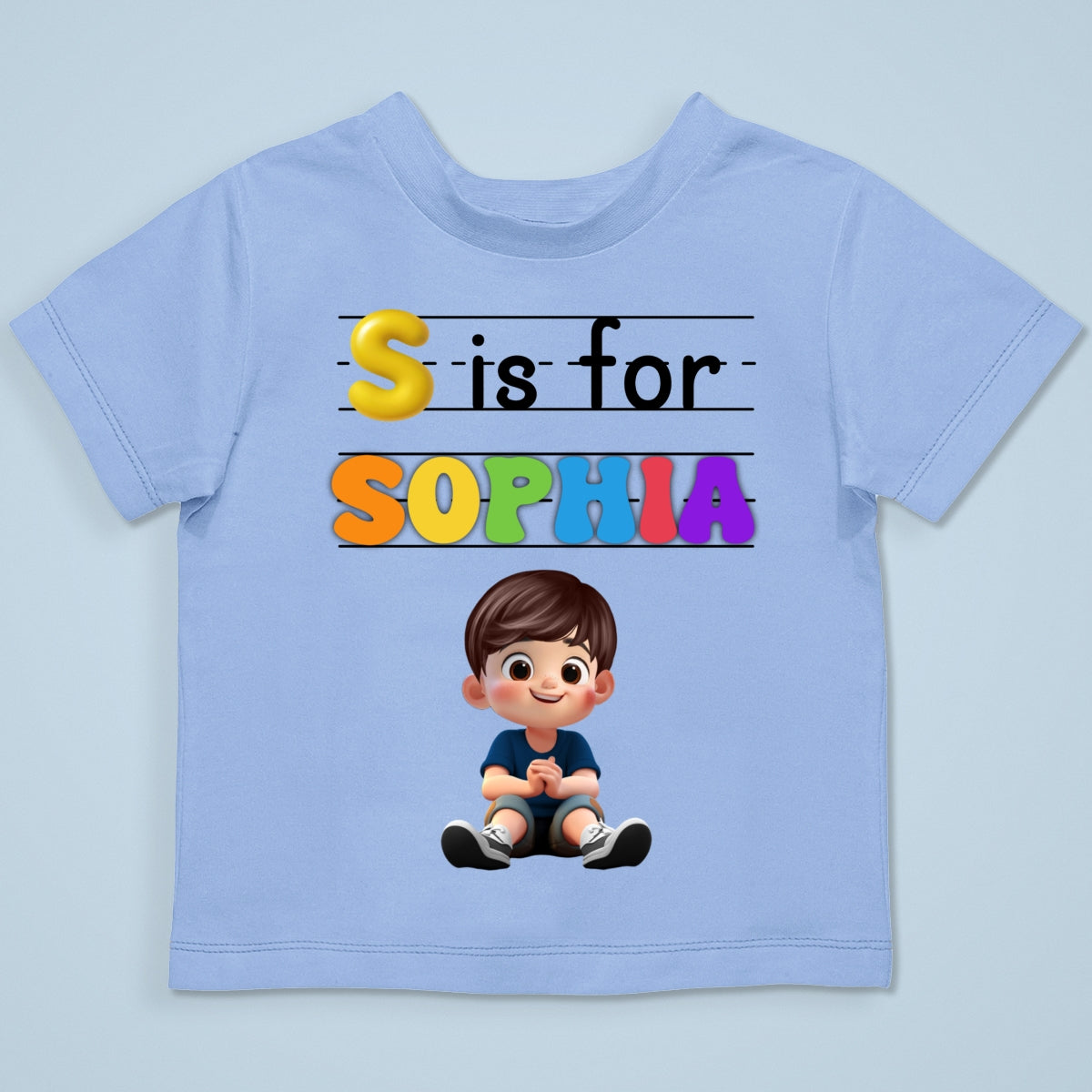 Custom Kids Name Back To School Personalized Shirt, Toddler First Day of School Tee Kindergarten Shirt With Name, First Day School Outfit