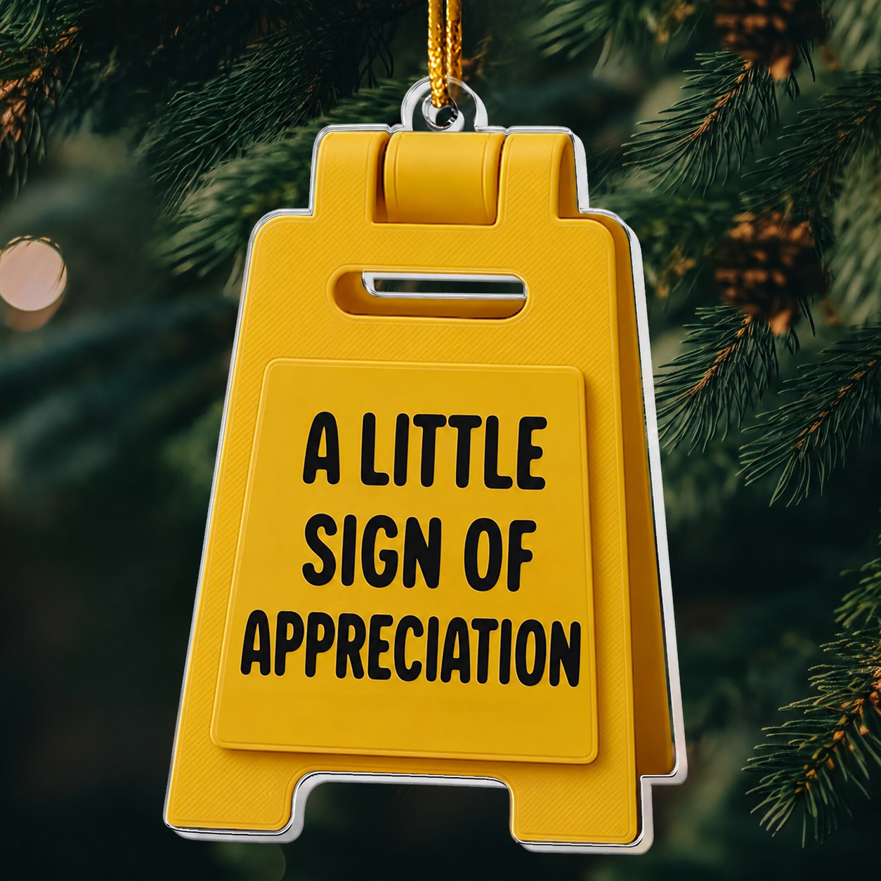 A Little Sign Of Appreciation - Acrylic Ornament