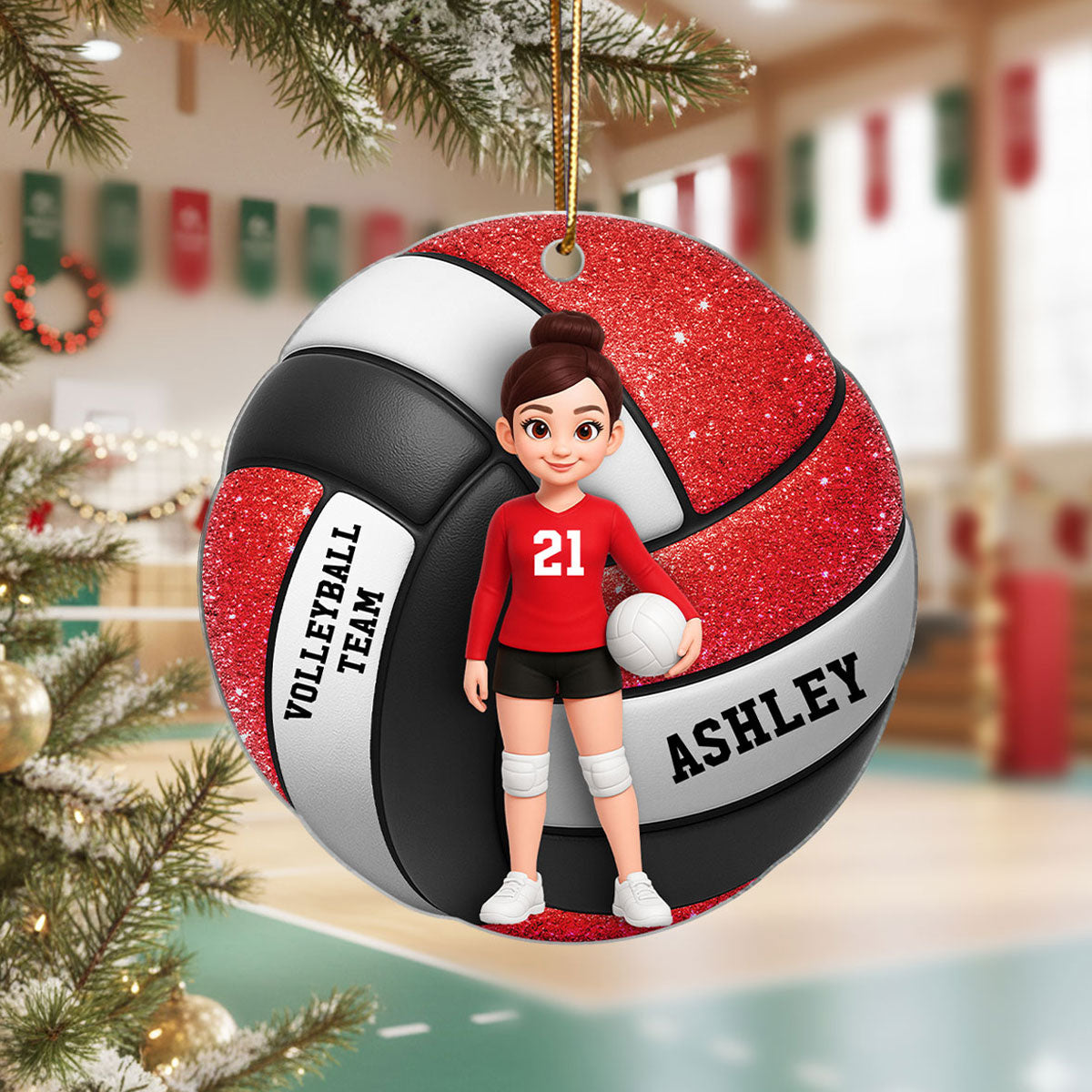 Little Sports Star - Figure Skating - Personalized Acrylic Ornament - Christmas Gift for Son, Daughter, Grandson, Granddaughter