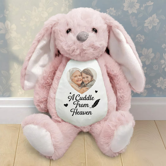 A Cuddle From Heaven - Personalized Bunny Plush