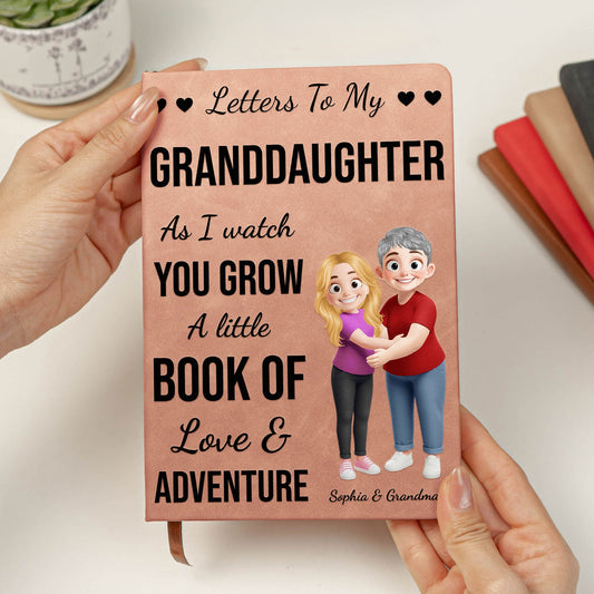 A Little Book Of Love And Adventure From Grandma - Personalized Journal
