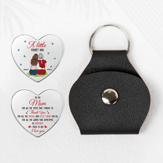 A Little Pocket Hug Mother's Day Birthday Gift For Her - Personalized Pocket Hug