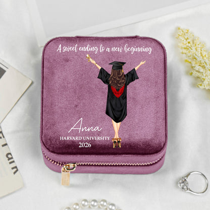A Sweet Ending To A New Beginning - Personalized Jewelry Box