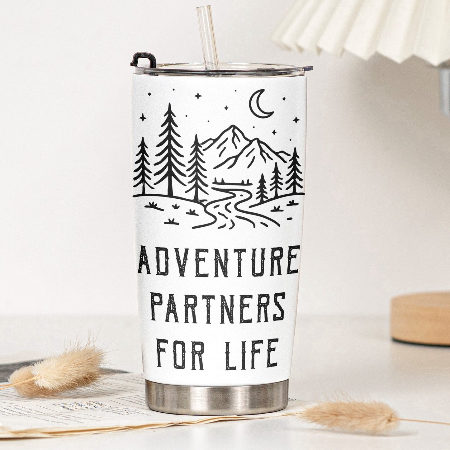 Adventure Partners For Life Camping - Personalized Tumbler