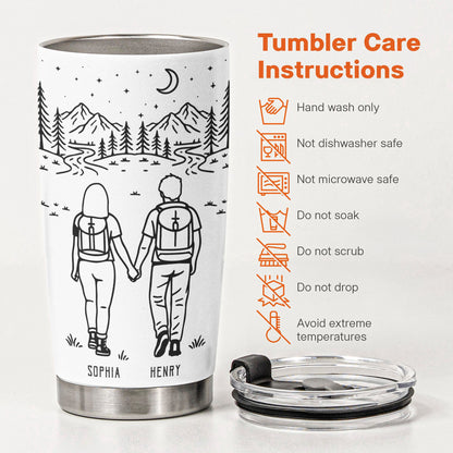 Adventure Partners For Life Camping - Personalized Tumbler