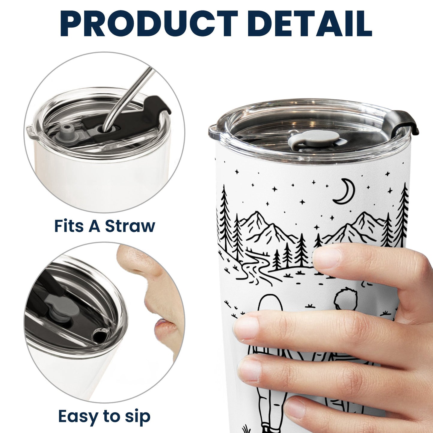 Adventure Partners For Life Camping - Personalized Tumbler