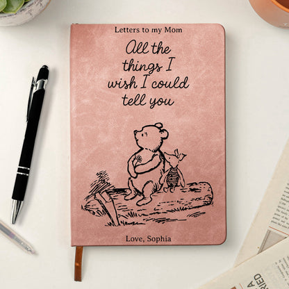 All The Things I Wish I Could Tell You Remembrance Keepsake - Personalized Journal