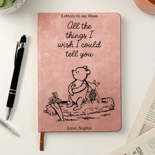 All The Things I Wish I Could Tell You Remembrance Keepsake - Personalized Journal